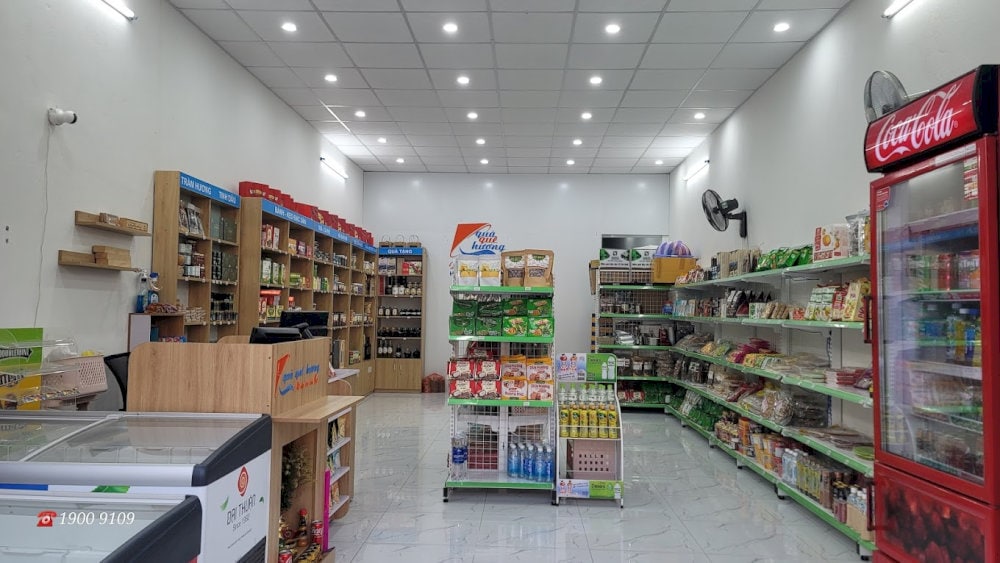 The interior space is neatly displayed and clean